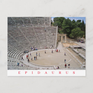 Epidaurus Theater uitzicht briefkaart