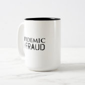 Épidémie de fraude 15 OZ Mug (Devant gauche)