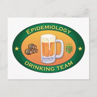 Epidemiologie Drink team Briefkaart