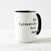 Epidemiologie weer saai maken mok (Voorkant rechts)