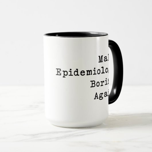 Epidemiologie weer saai maken mok (Voorkant rechts)