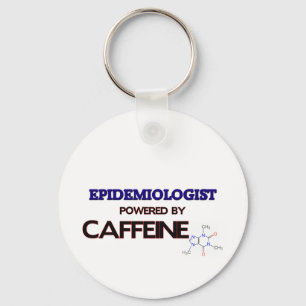 Epidemioloog aangedreven door cafeïne sleutelhanger