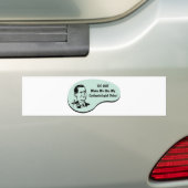 Epidemioloog Voice Bumpersticker (Op auto)