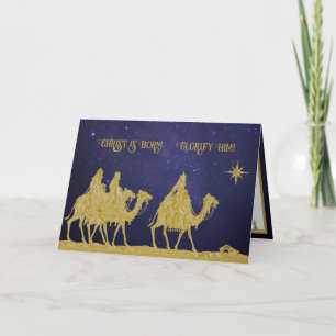 Epifany Feast Three Kings Byzantine katholieke C Kaart