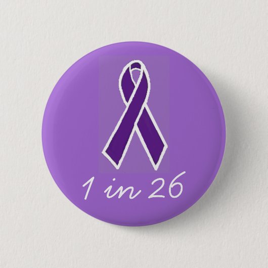 Epilepsie "1 op 26" Button (Voorkant)