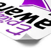 Epilepsie Bewustmaking 5 Poster (Hoek)