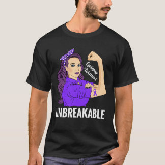 Epilepsie Bewustmaking Epileptische Warrior Niet b T-shirt
