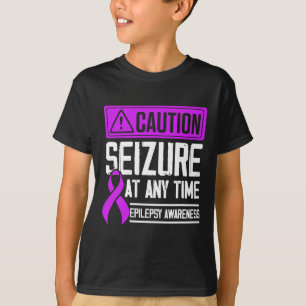 Epilepsie Bewustmaking Epileptische warrior Survi T-shirt