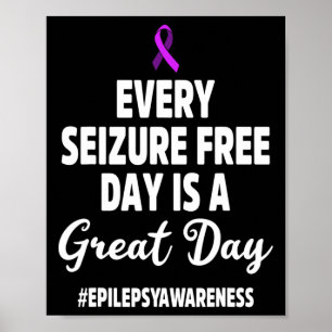 Epilepsie bewustzijn Aanvalsvrij epileptische krij Poster