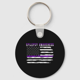 Epilepsie Bewustzijn Amerikaanse vlag Amerikaanse Sleutelhanger