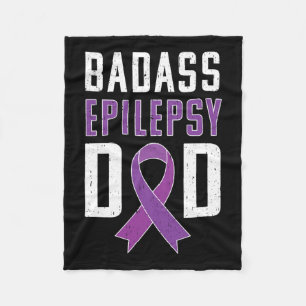 Epilepsie Bewustzijn Epilepsie Papa Paarse Lint Fleece Deken