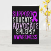 Epilepsie Bewustzijn Epileptische Krijger Overleve Kaart (Gele Bloem)