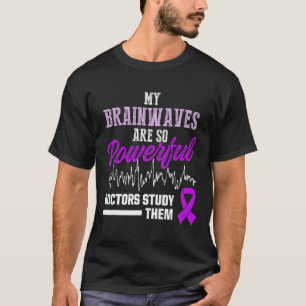 Epilepsie bewustzijn epileptische krijger overleve t-shirt