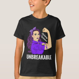 Epilepsie Bewustzijn Epileptische Paarse linten Wa T-shirt
