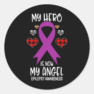 Epilepsie bewustzijn herinneringsheld is nu mijn e ronde sticker