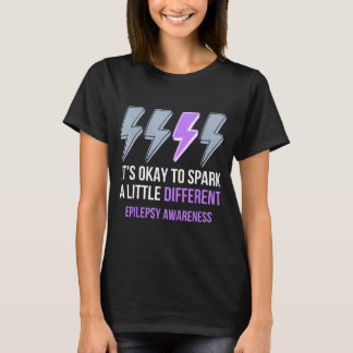 Epilepsie bewustzijn Het is oké om een beetje ande T-shirt