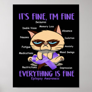 Epilepsie Bewustzijn Kat Je Byttle Is Mijn Byttle Poster