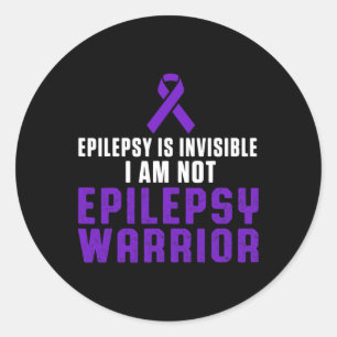 Epilepsie Bewustzijn Leuk Gezondheidszorg Epilepti Ronde Sticker