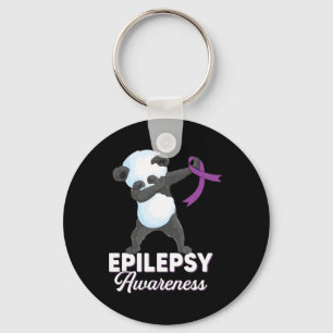 Epilepsie bewustzijn maand Dabbing panda epilepsie Sleutelhanger