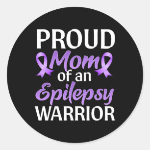 Epilepsie Bewustzijn Maand Trots Moeder Van Een Ep Ronde Sticker