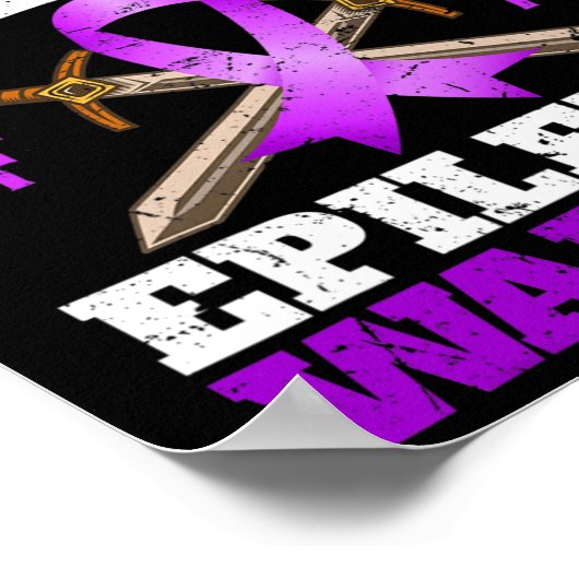 Epilepsie Bewustzijn Maand Trots Pap Van Een Epile Poster (Hoek)