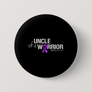 Epilepsie Bewustzijn Maand Uncle of a Warrior Paar Ronde Button 5,7 Cm
