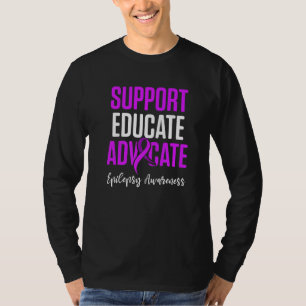 Epilepsie Bewustzijn Opvoeden Epileptische krijger T-shirt