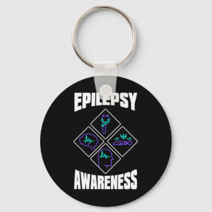 Epilepsie bewustzijn Specialiseer Epileptische Kri Sleutelhanger