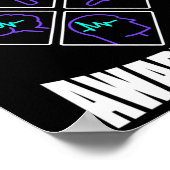 Epilepsie Bewustzijn Specialist Epileptische Strij Poster (Hoek)