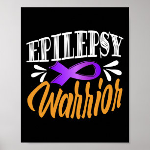 Epilepsie bewustzijn strijdt Usa epileptische krij Poster