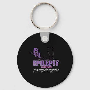 Epilepsie bewustzijn voor mijn dochter - Epilepsie Sleutelhanger