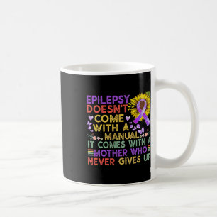 Epilepsie Bewustzijn Zonnebloem Krijger Paarse Vin Koffiemok