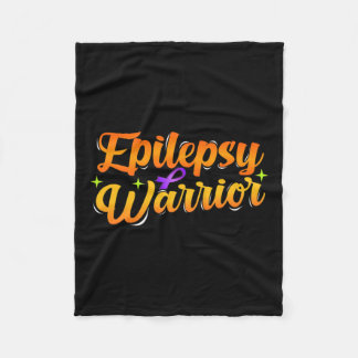 Epilepsie Bewustzijnszorg USA Epileptic Warrior Su Fleece Deken