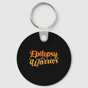 Epilepsie Bewustzijnszorg USA Epileptic Warrior Su Sleutelhanger