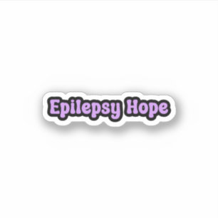 Epilepsie Hoop Paarse Epilepsiebewustzijn Sticker