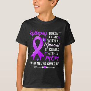 Epilepsie komt niet met een handmatige bewustzijns t-shirt