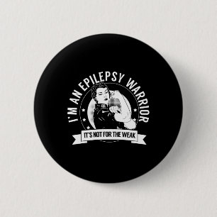 Epilepsie Krijger Nftw - Epilepsie Bewustzijn  Ronde Button 5,7 Cm
