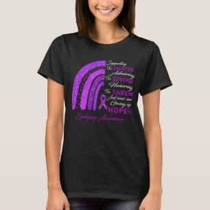 Epilepsie krijger ondersteunende vechter t-shirt