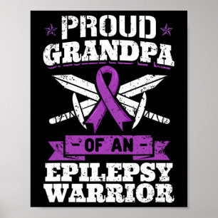 Epilepsie Krijger Opa Epileptische Aanval Stoornis Poster