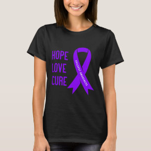 Epilepsie Krijger - Paarse Epilepsie Bewustzijn T-shirt