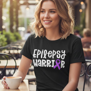 Epilepsie Krijger Paarse Lint Tri-Blend Shirt