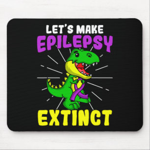 Epilepsie krijger uitgestorven epileptische dinosa muismat