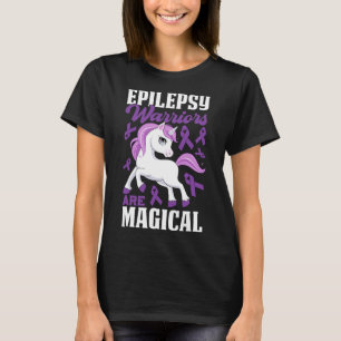 Epilepsie krijgers zijn magische Paarse lint en Un T-shirt