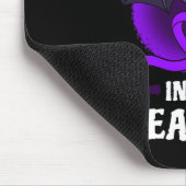 Epilepsie Paarse Bewustzijnslint Warrior Bat Hallo Muismat (Hoek)