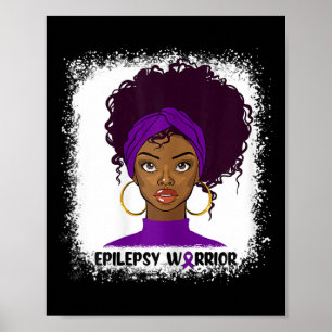 Epilepsie Strijder Ondersteuning Epilepsie Bewustz Poster