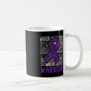 Epilepsie Warrior Family Support Gift Paarse lint Koffiemok