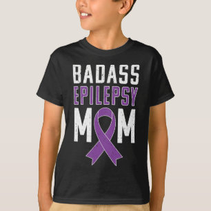 Epilepsiebewustzijn Door Epilepsie Moeder Paarse L T-shirt