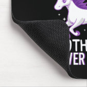 Epilepsiebewustzijn Eenhoorn Paarse lint Insult D Muismat (Hoek)