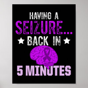 Epilepsiebewustzijn Epileptische Krijger Overleven Poster
