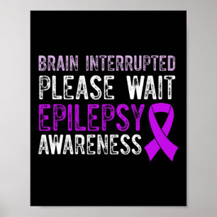 Epilepsiebewustzijn Epileptische Krijger Overleven Poster